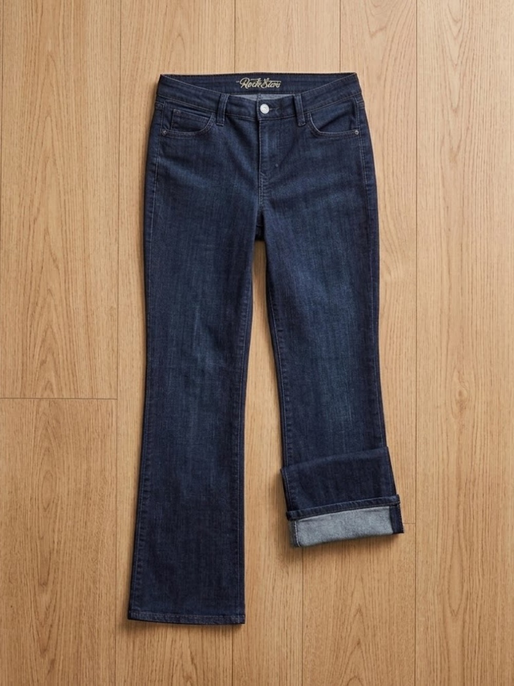 Old Navy Women's Rockstar Indigo Flare Jeans Size 14R